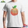 Thomaston Georgia Outline On Peach Classic T-Shirt Unisex