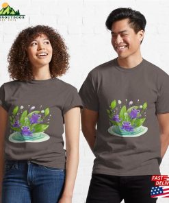Three Purple Tadpoles In The Pond Classic T-Shirt Sweatshirt