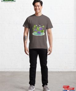 Three Purple Tadpoles In The Pond Classic T Shirt Sweatshirt 3