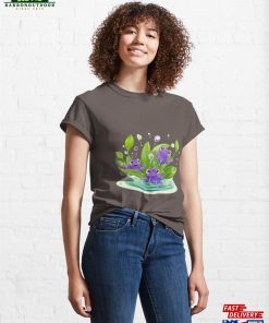 Three Purple Tadpoles In The Pond Classic T Shirt Sweatshirt 4