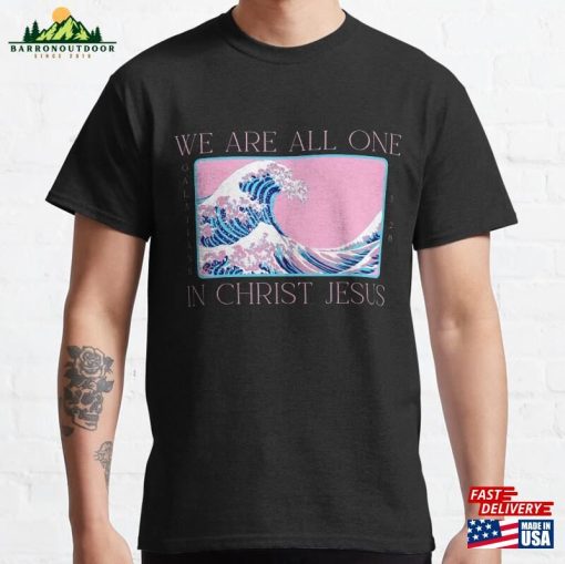 Transgender Mtf Christian Great Wave Off Kanagawa Classic T-Shirt Hoodie Unisex