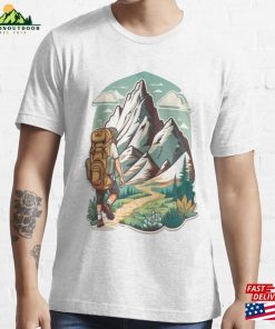 Travel Hiking Art Essential T-Shirt Classic
