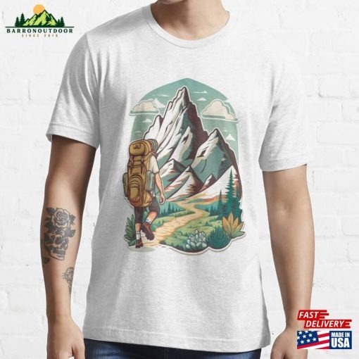 Travel Hiking Art Essential T-Shirt Classic