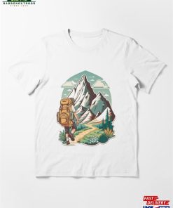 Travel Hiking Art Essential T-Shirt Classic