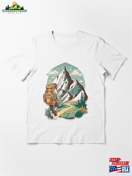 Travel Hiking Art Essential T-Shirt Classic