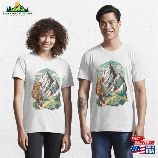 Travel Hiking Art Essential T-Shirt Classic