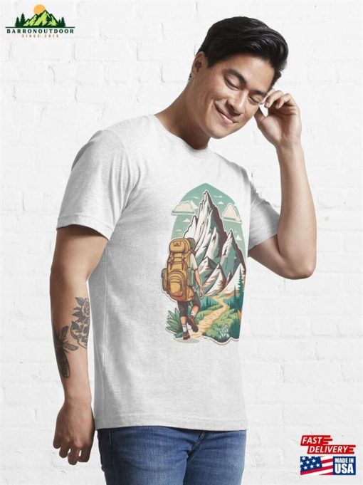 Travel Hiking Art Essential T-Shirt Classic