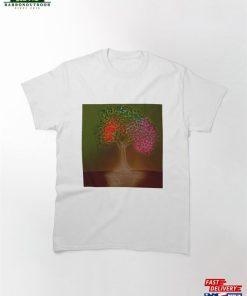 Tree Of Life Finger Painting Classic T-Shirt Unisex