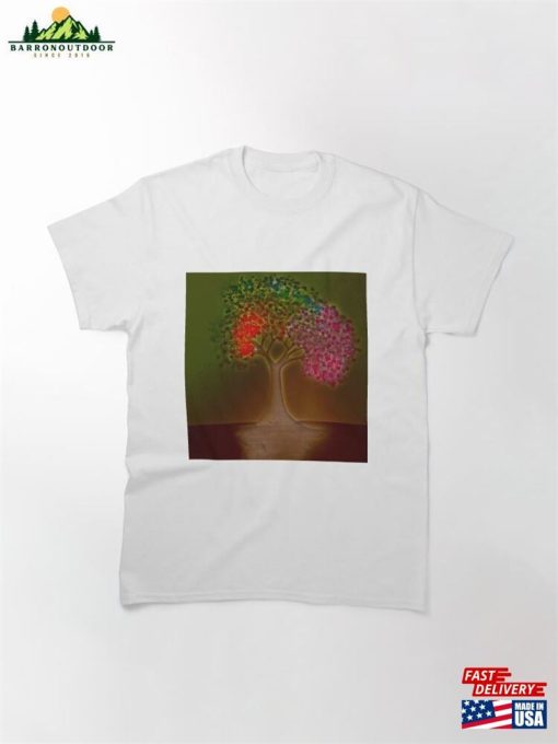 Tree Of Life Finger Painting Classic T-Shirt Unisex