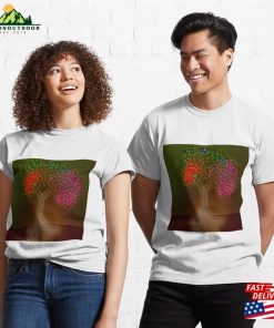 Tree Of Life Finger Painting Classic T-Shirt Unisex 2 Tree Of Life Finger Painting Classic T Shirt Unisex 3