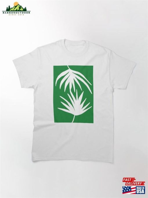 Tropical Vibes White Green Classic T-Shirt Sweatshirt Unisex