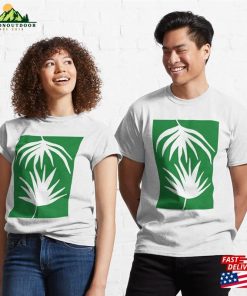 Tropical Vibes White Green Classic T Shirt Sweatshirt Unisex 3