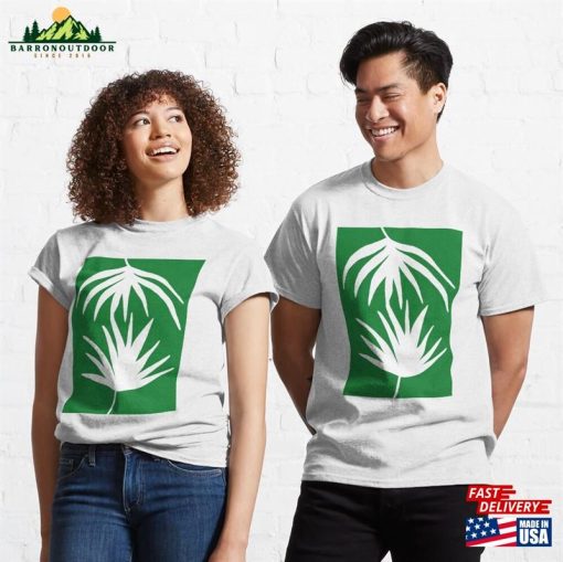 Tropical Vibes White Green Classic T-Shirt Sweatshirt Unisex