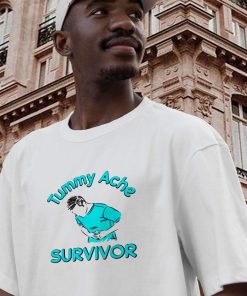 Tummy Ache Survivor Stomachache Casual T Shirt 3