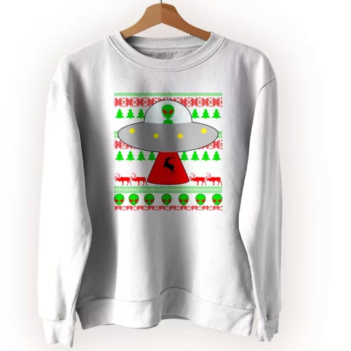 Ufo Alien Ugly Christmas Ugly Christmas Sweater