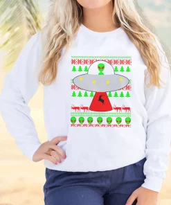 Ufo Alien Ugly Christmas Ugly Christmas Sweater 3