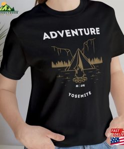 Unisex Yosemite Camper National Park Shirt Mountain Hiking T-Shirt