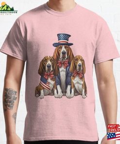 Usa Loving English Foxhounds Bowser Bosco T-Shirt Unisex