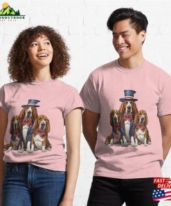 Usa Loving English Foxhounds Bowser Bosco T-Shirt Unisex