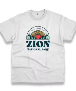 Utah Zion National Park Casual Earth Day T Shirt