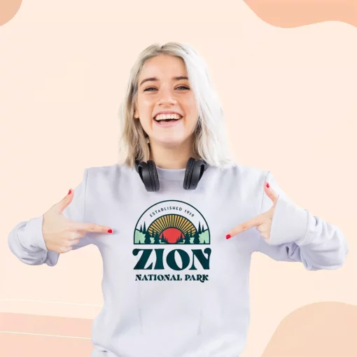 Utah Zion National Park Sweatshirt Earth Day Costume
