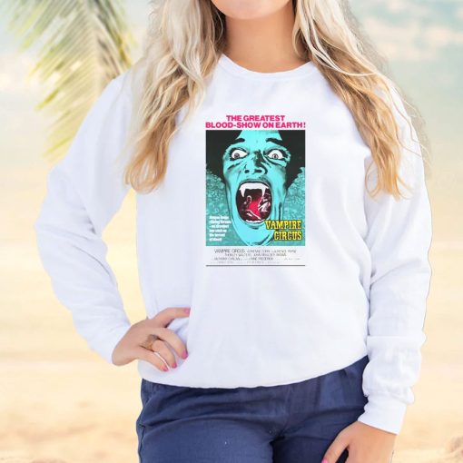 Vampire Circus Retro Horror Cool Sweatshirt