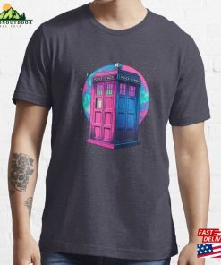 Vaporwave Police Call Box Essential T-Shirt Unisex Hoodie