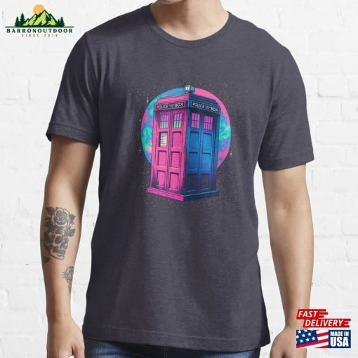 Vaporwave Police Call Box Essential T-Shirt Unisex Hoodie