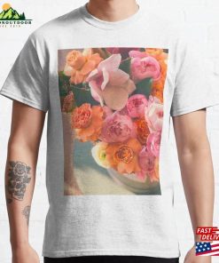 Vase Of Pink Flowers Classic T-Shirt Hoodie