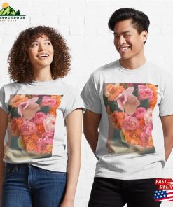 Vase Of Pink Flowers Classic T-Shirt Hoodie