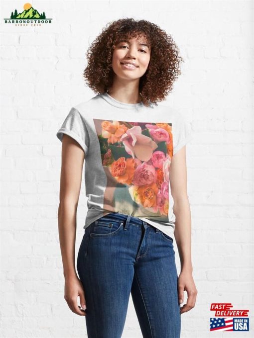 Vase Of Pink Flowers Classic T-Shirt Hoodie