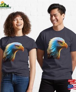 Vibrant Majesty A Multicolor Eagle Artistic Design Classic T-Shirt Unisex Sweatshirt