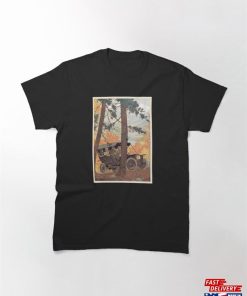 Vintage Car Adventure Driving Early 4 Wding Classic T-Shirt Unisex