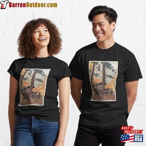 Vintage Car Adventure Driving Early 4 Wding Classic T-Shirt Unisex