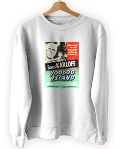 Voodoo Island Retro Horror Movie Cool Sweatshirt
