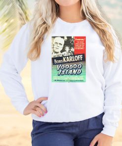 Voodoo Island Retro Horror Movie Cool Sweatshirt 2 Voodoo Island Retro Horror Movie Cool Sweatshirt 3