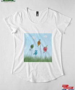 Watercolor Hand Drawing Birds And Nature Premium Scoop T-Shirt Hoodie Classic 2 Watercolor Hand Drawing Birds And Nature Premium Scoop T Shirt Hoodie Classic 3