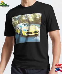 Watercolor Of 296 Gtb Supercar Active T-Shirt Unisex