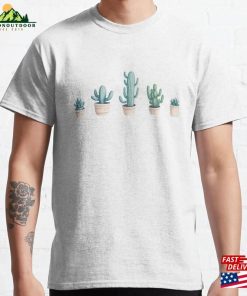 Watercolour Cacti Amp Succulents Classic T-Shirt Sweatshirt Hoodie