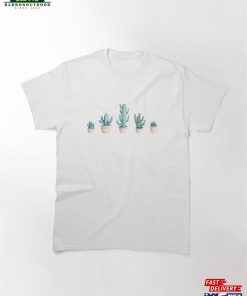 Watercolour Cacti Amp Succulents Classic T-Shirt Sweatshirt Hoodie