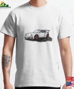 White Racing Car Classic T-Shirt Sweatshirt
