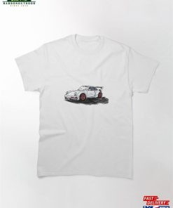 White Racing Car Classic T-Shirt Sweatshirt