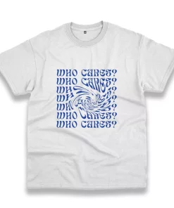 Who Cares Aesthetic Funny Christmas T Shirt