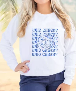 Who Cares Aesthetic Ugly Christmas Sweater 2 Who Cares Aesthetic Ugly Christmas Sweater 3
