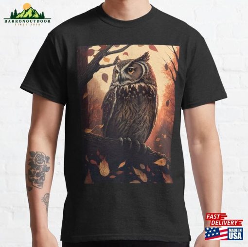 Wild Animal In Forest Art Landscape Classic T-Shirt Sweatshirt