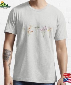 Wildflowers Floral Print Essential T-Shirt Classic