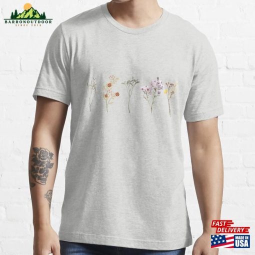 Wildflowers Floral Print Essential T-Shirt Classic