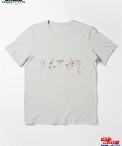 Wildflowers Floral Print Essential T-Shirt Classic