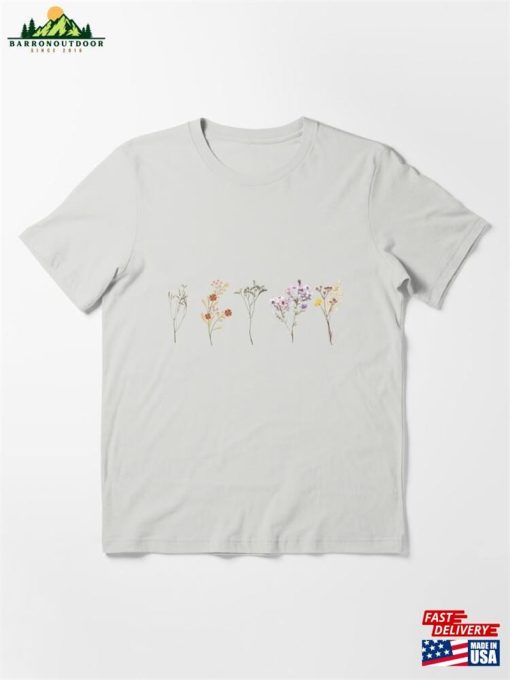 Wildflowers Floral Print Essential T-Shirt Classic