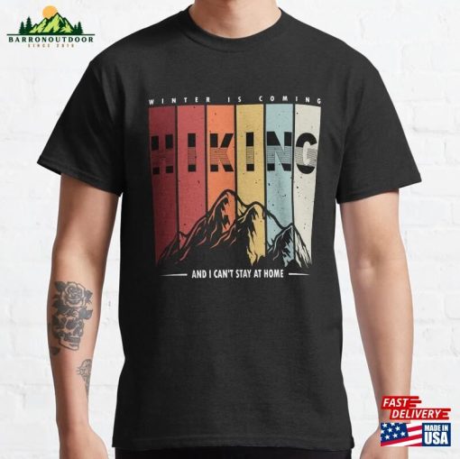 Winter Hiking T Shirt Unisex T-Shirt